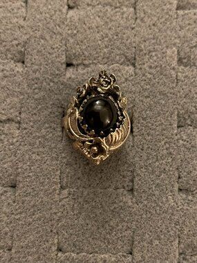 NWT Vintage Sterling Silver Ring Size 6 Handmade Gemstone Bob Stringer Y2K $250